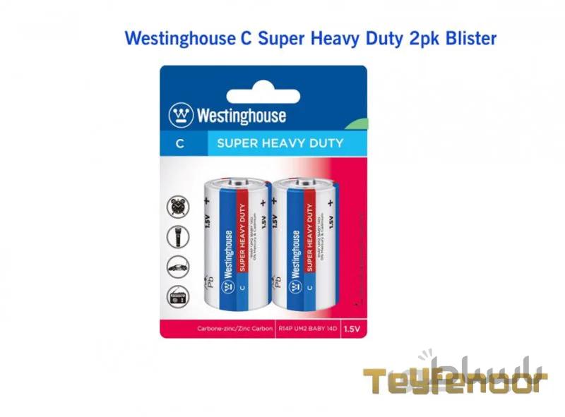 باتری سایز متوسط وستینگ هاوس مدل Super Heavy Duty بسته‌ی 12 عددی