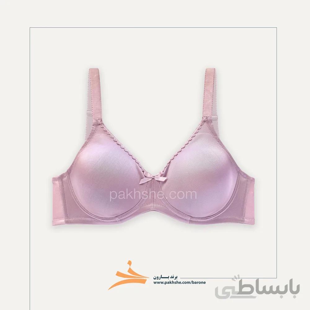 سوتین پرلون بدون درز کاپ سی فنردار برند بارون کد 609