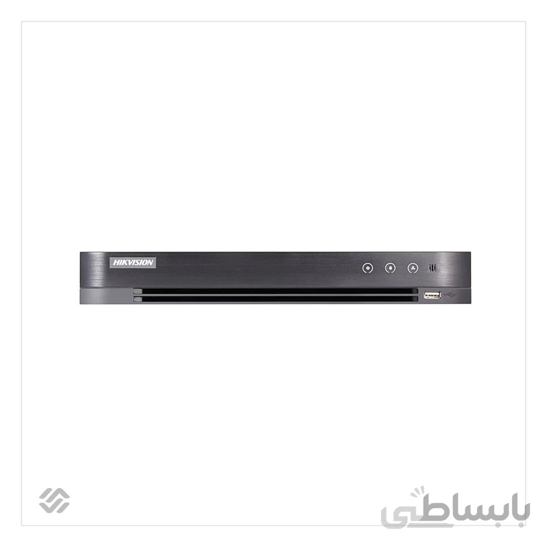 دستگاه دی وی آر 16 کانال هایک ویژن مدل DS-7216HQHI-K1 چهار مگاپیکسل ا HIKVISION DS-7216HQHI-K1 16-ch 1080p 1U H.265 DVR
