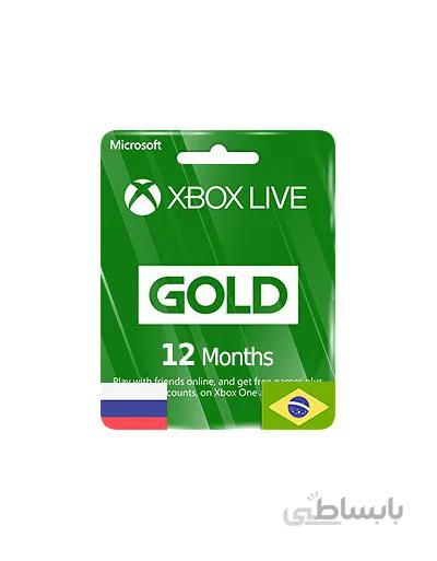 Xbox Live Gold 12M RU/BR/TR/EU