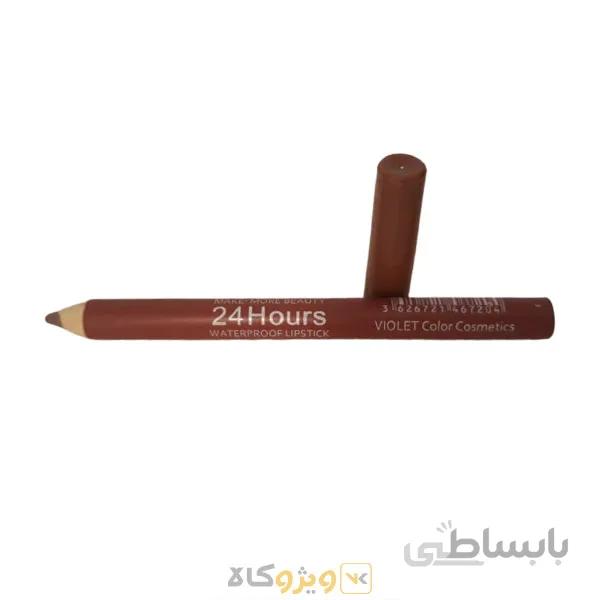رژ لب مدادی 24 ساعته ویولت کالباسی