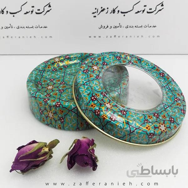 قوطی فلزی 3 گرمی طرح فیروزه