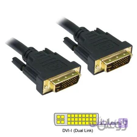 کابل DVI I لمونتک 1.5 متری (DVI-I DUAL LINK)