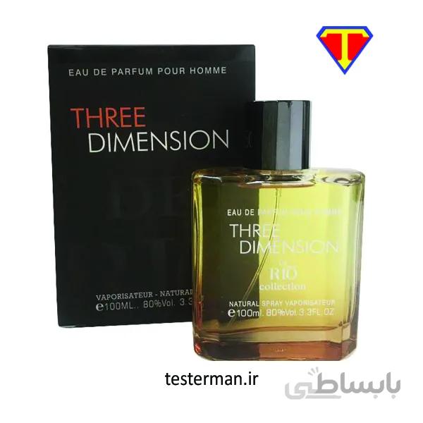 ادو پرفیوم مردانه ریو کالکشن مدل Thrre Dimension حجم 100 میلی لیتر ا Rio Collection Thrre Dimension Eau De Parfum for Men 100ml