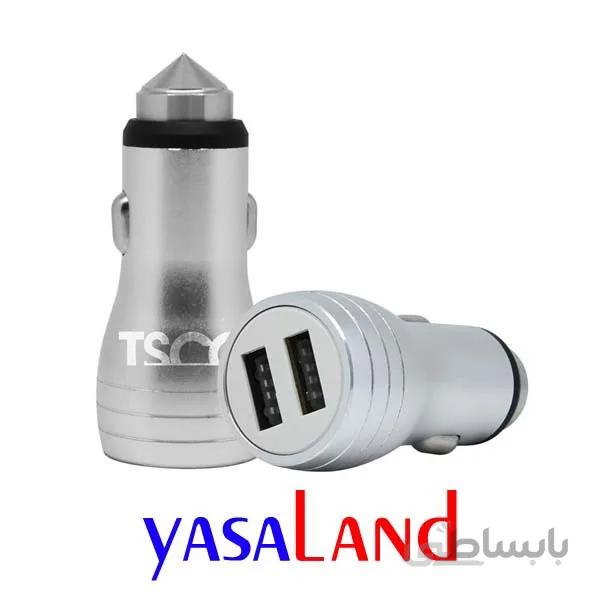 شارژر فندکی TCG 2 همراه با کابل micro usb تسکو TSCO Car Charger TCG 2 ا شارژر فندکی TCG 2 همراه با کابل micro usb تسکو