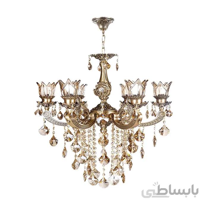 لوستر دایکاست چشمه نور شش شعله کد S3527/6A