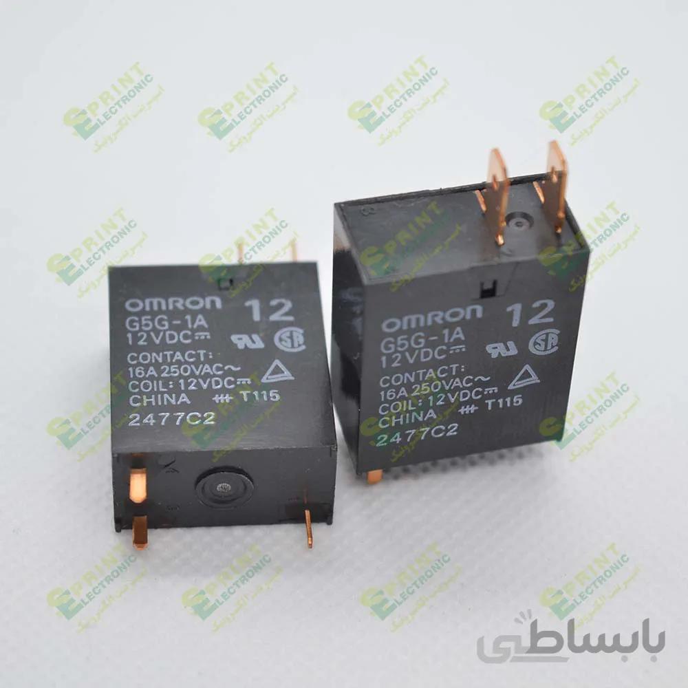 رله 12 ولت شاخک دار 3 پایه 16 آمپر Omron G5G-1A-12VDC