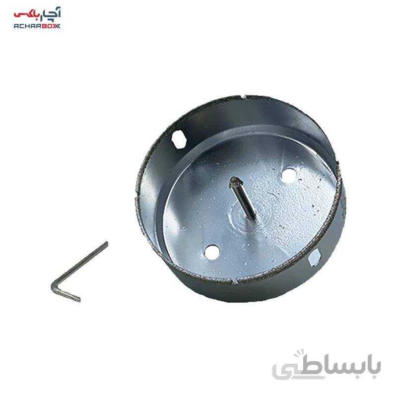 گردبر شیشه مرکزدار سایز 75