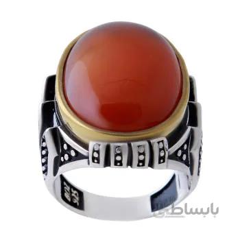 انگشتر نقره مردانه کد am 474