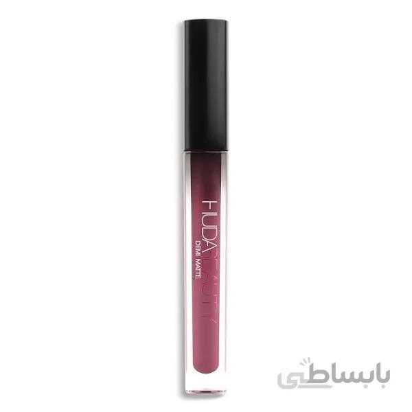 رژ لب مایع کرمی نیمه مات هدی بیوتی Huda Beauty اصل ا HUDA BEAUTY Demi Matte Cream Liquid Lipstick