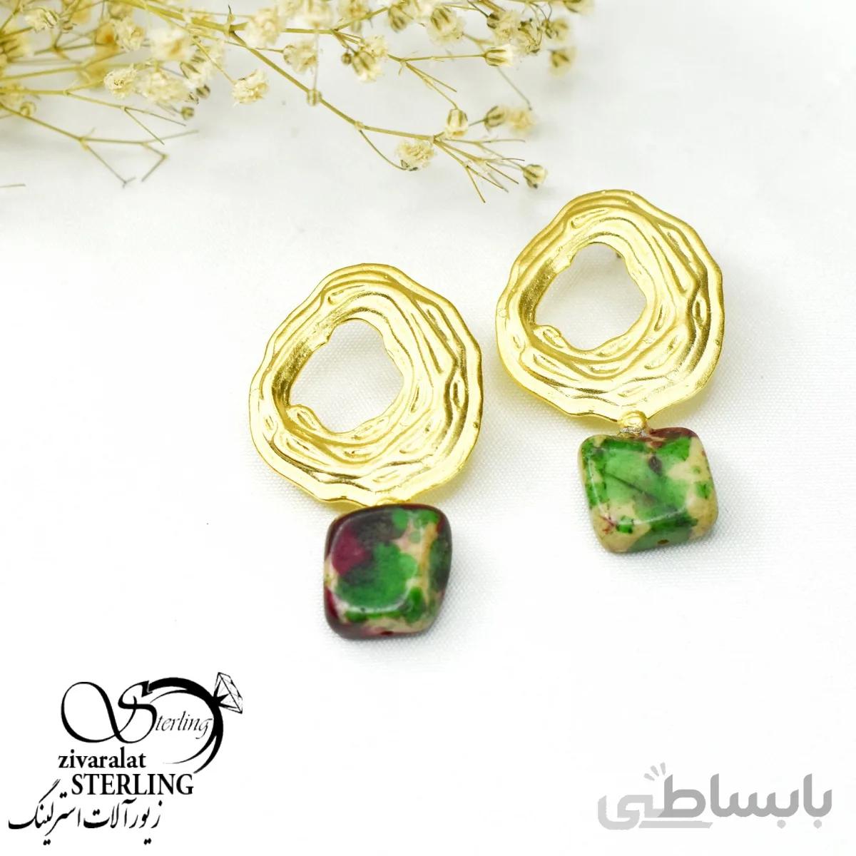 گوشواره ترک دست ساز زنانه کد 6058