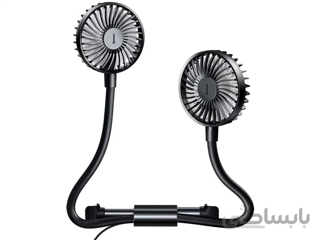پنکه داخل خودرو دو سر بیسوس Baseus Blustery Car Two Headed Vehicle ا CXJF-01 Baseus Blustery car fan