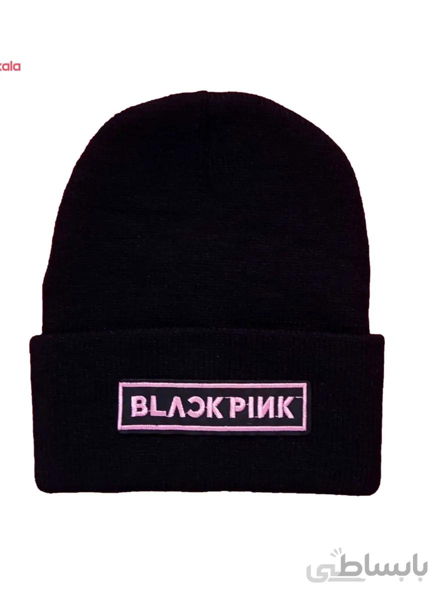 کلاه بافتنی طرح گروه موسیقی Black Pink