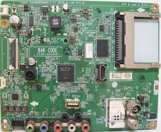 مین برد تلویزیون ال ای دی ال جی مدل 49lh510