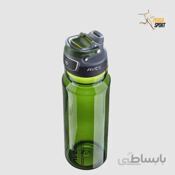 قمقمه ورزشی اَوکس Avex Plastic Freeflow Olive