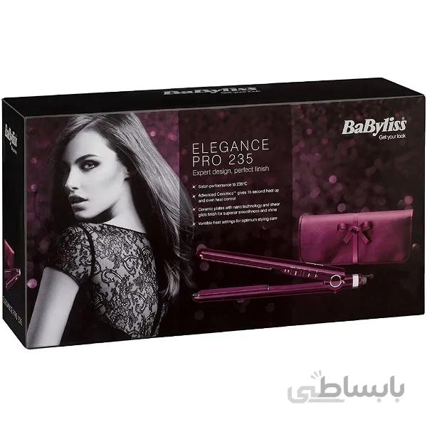 پک اتوموی بابلیس BABYLISS مدل الگانس پرو ELEGANCE PRO 235 | صفحه سرامیکی با فناوری نانو