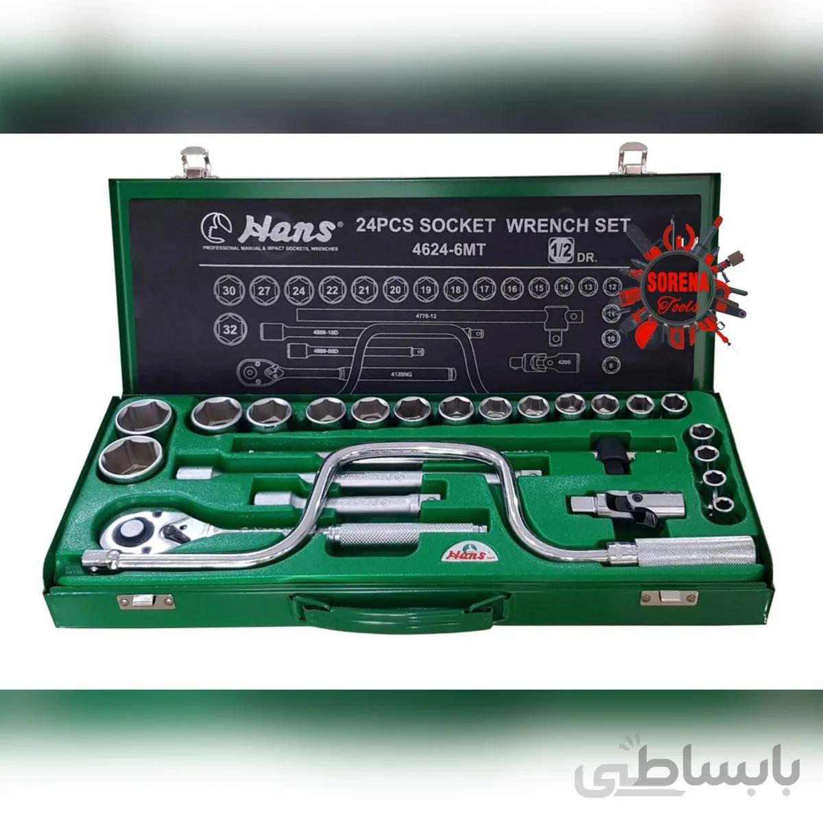 جعبه بکس 24 پارچه شش پر هنس مدل 4624 6MT