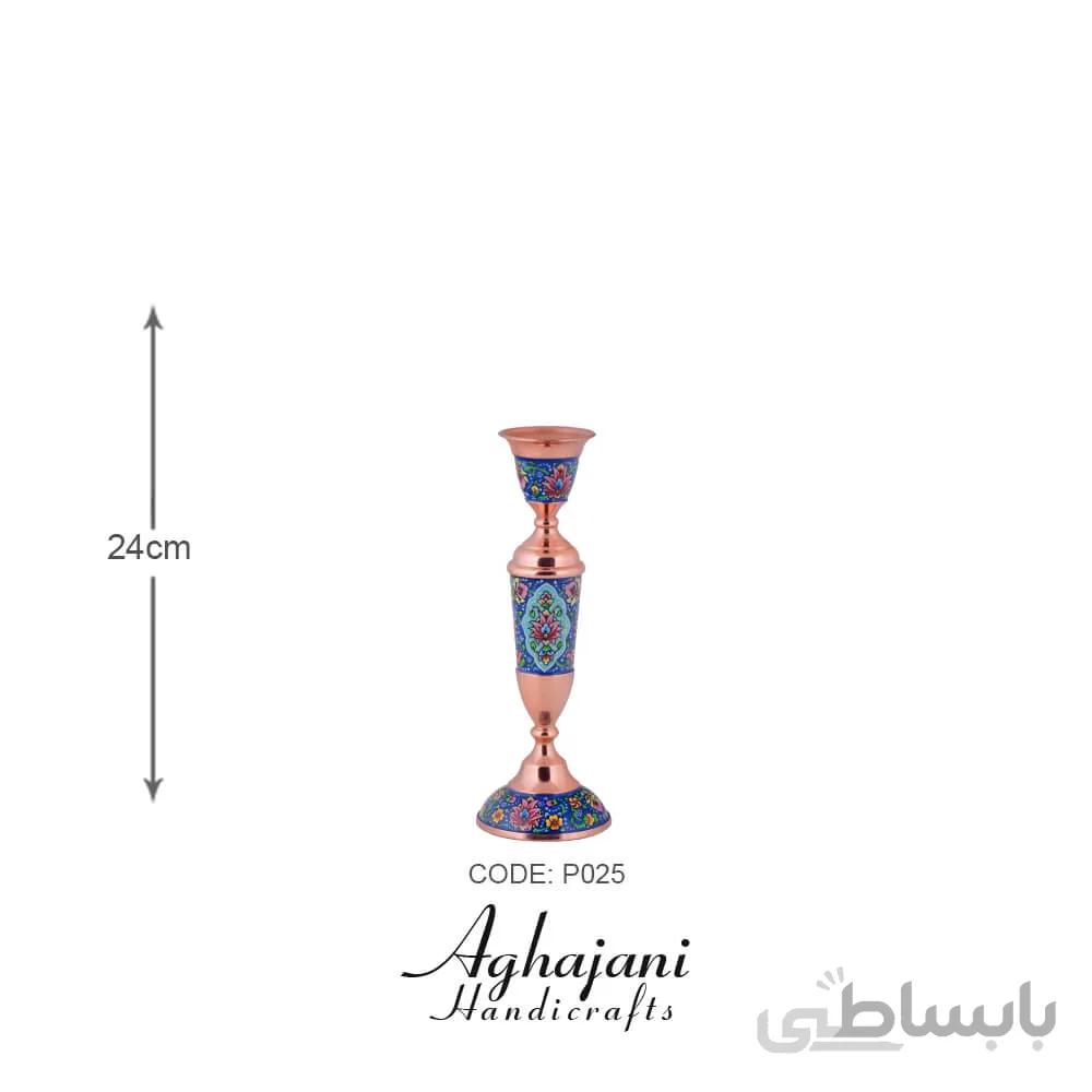شمعدان بزرگ مس و پرداز