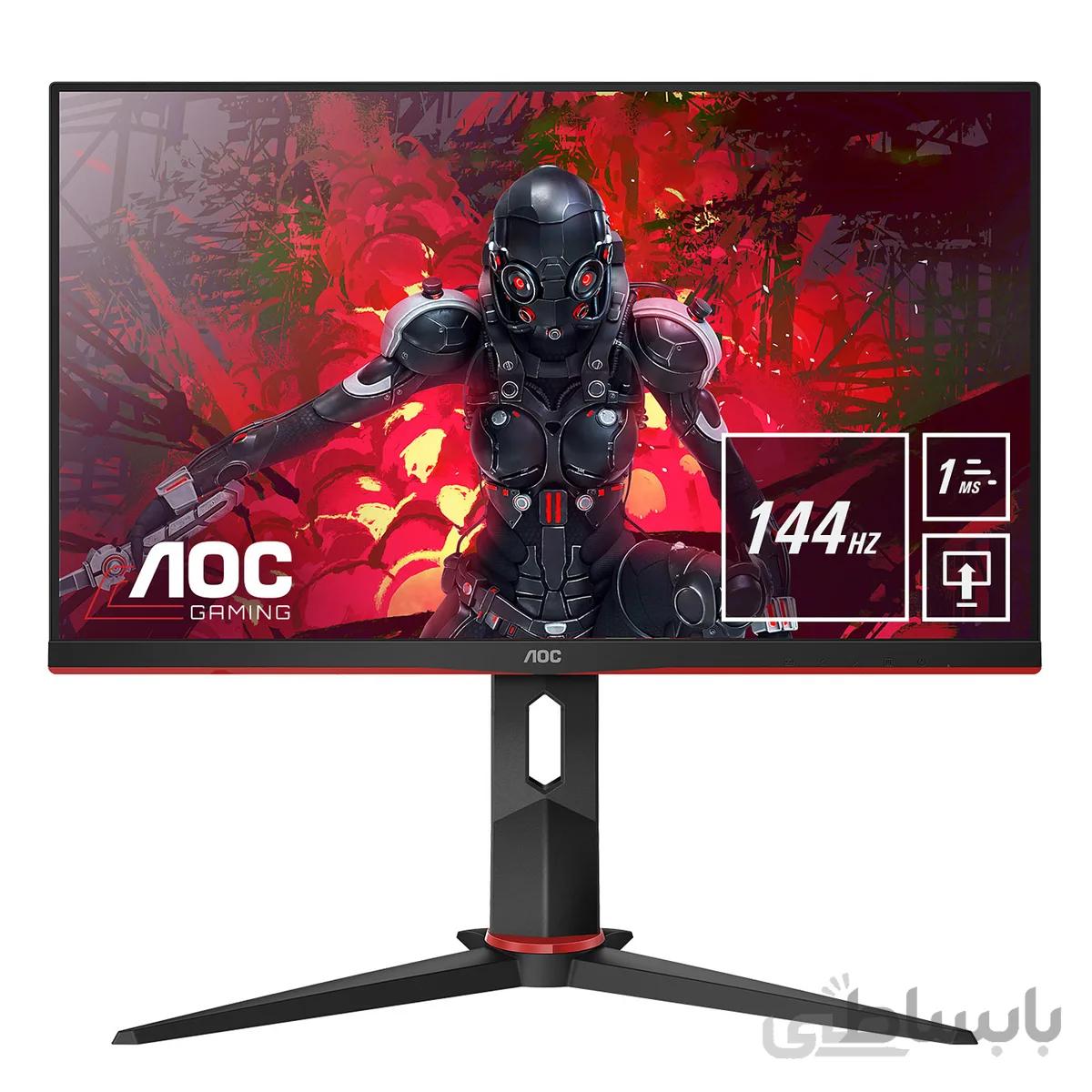 مانیتور گیمینگ AOC مدل 24G2 سایز ۲۴ اینچ ا AOC 24G2