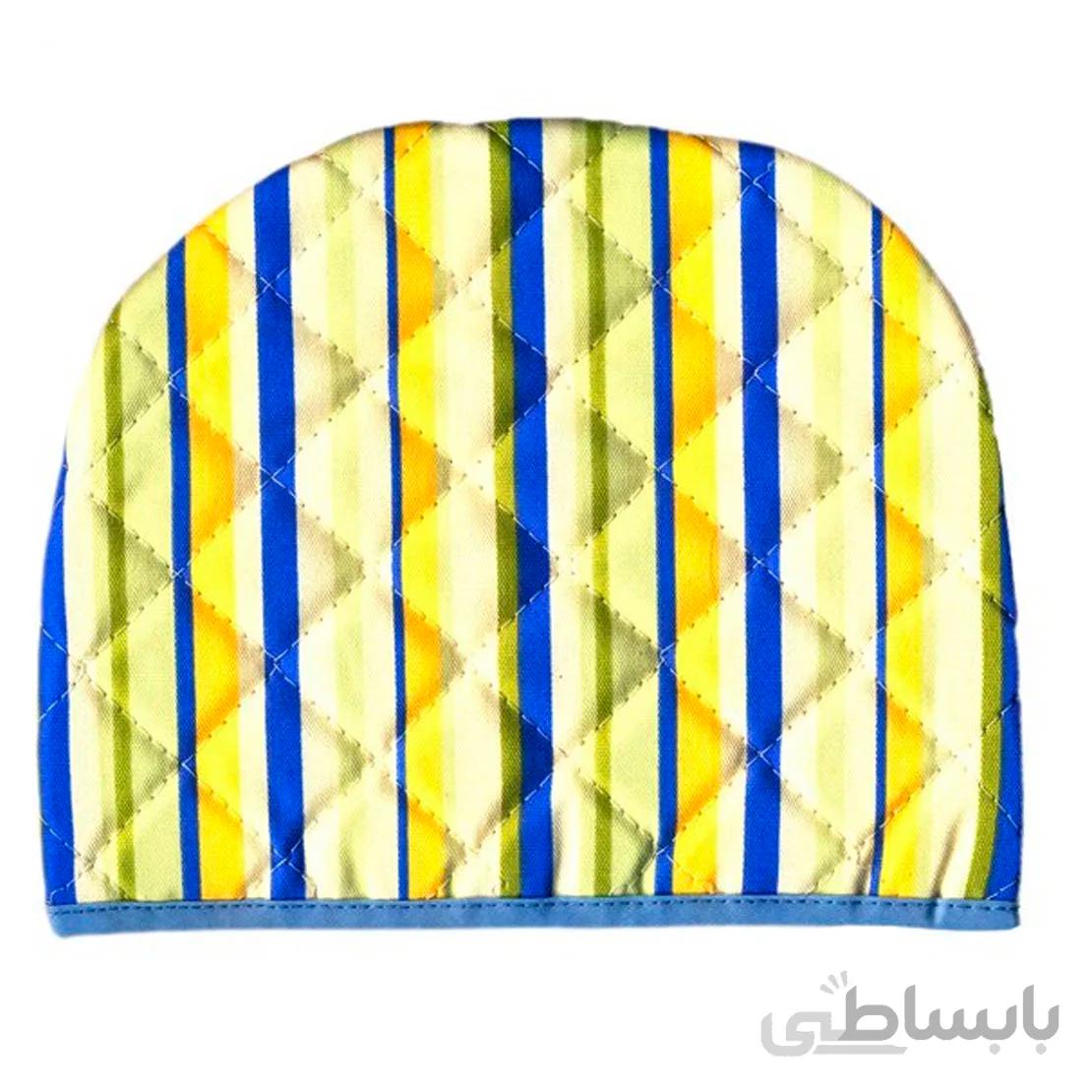 روقوری (دمکن چای) رزین تاژ طرح اسپرید آبی کتان