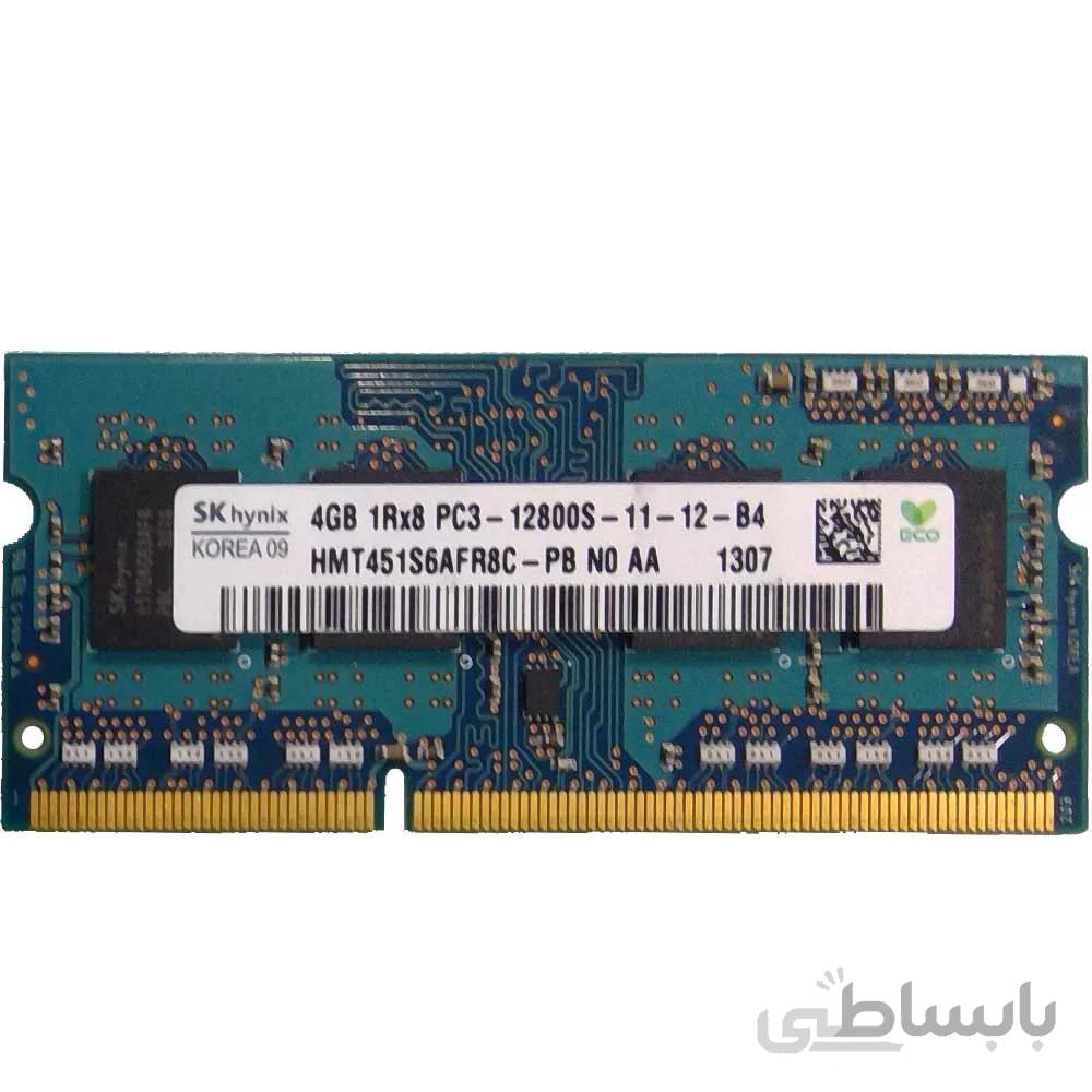 رم لپ تاپ اس کا هاینکس PC3 DDR 3 مدل HMT451S6AFR8C ظرفیت ۴ گیگابایت ا SK Hynix RAM 4 GB DDR3