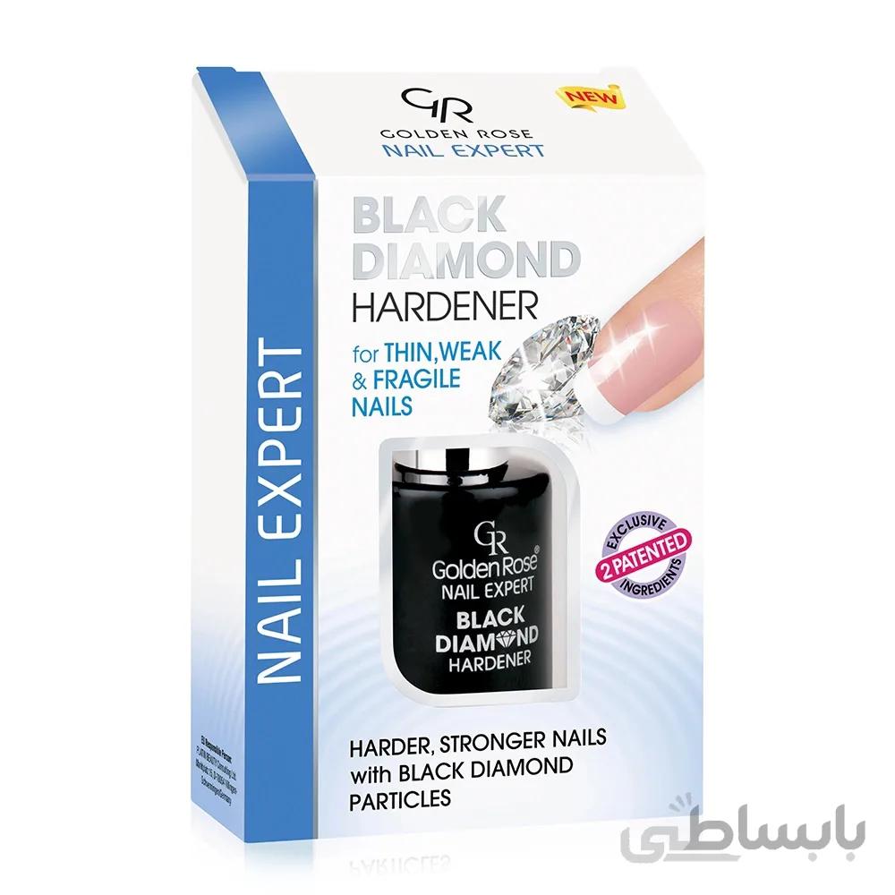 لاک سفت کننده ناخن گلدن رز ا Golden Rose Nail Expert Black Diamond Hardener