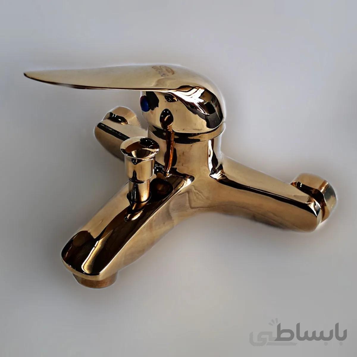 شیر دوش حمام نیکان مدل تمام طلایی ا Nikan All Golden Shower Faucet
