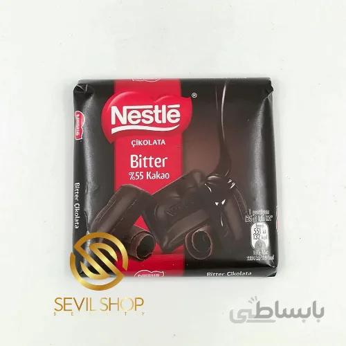 شکلات تخته ای نستله تلخ 55 % 60 گرم