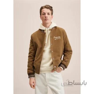 کت تک مردانه مانگو مدل 27081159-VARSITY-LH