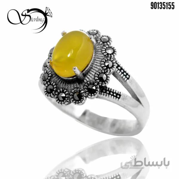 انگشتر نقره زنانه کد:۲۳۹۴