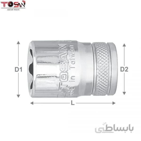 بکس کوتاه E11 درایو 1/2 اینچ