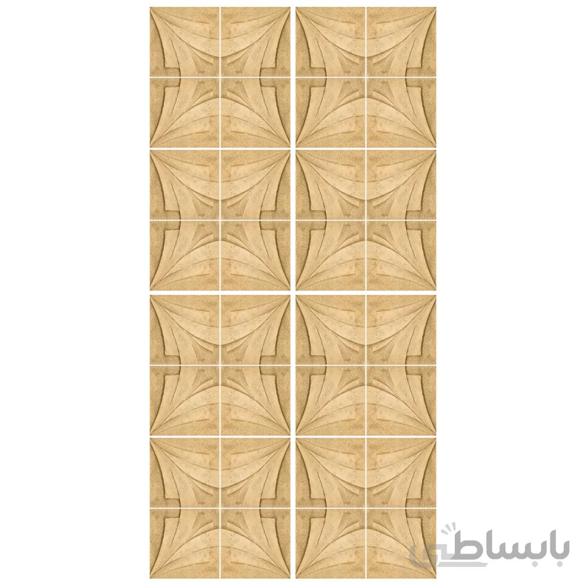 دیوارپوش تندیس و پیکره شهریار مدل امای کد w1010 09 بسته 32 عددی