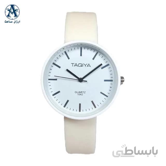 ساعت مچی زنانه تاکیا سفید کد 14004