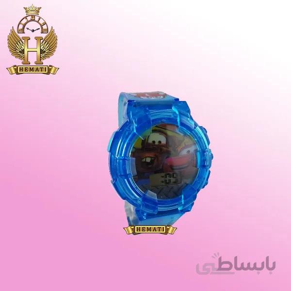 ساعت پسرانه (بچه گانه) مک کویین کامپیوتری موزیکال چراغدار ch213 آبی