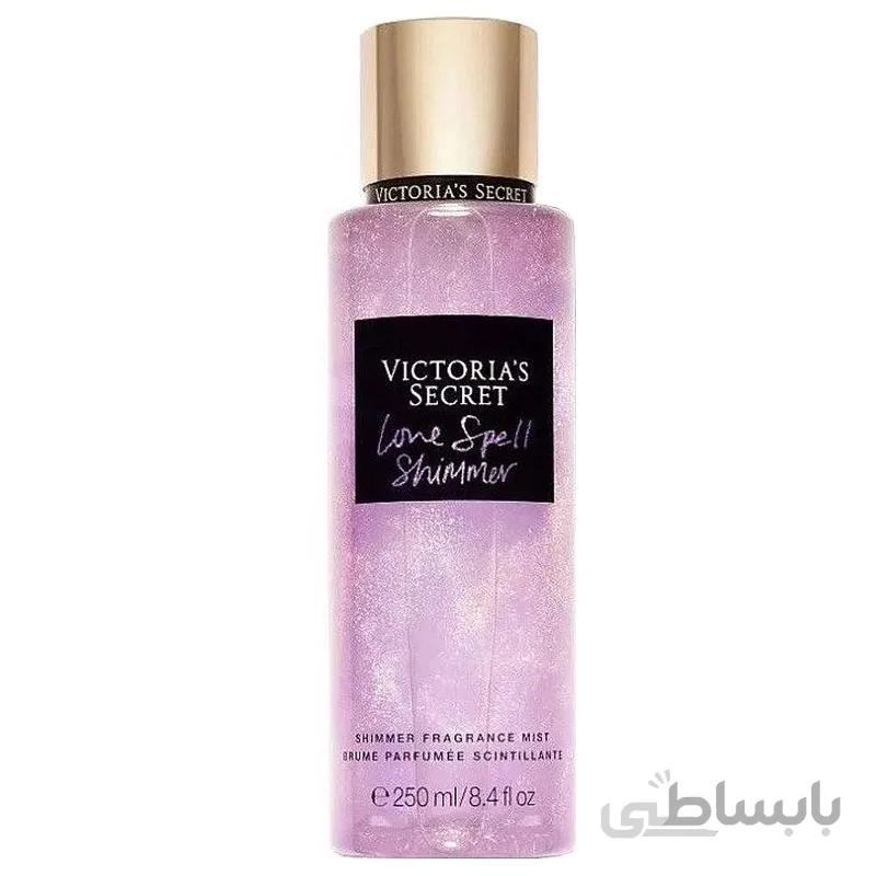 بادی اسپلش اکلیلی لاو اسپل شیمر ویکتوریا سکرت اورجینال - Victoria's Secret Body Splash Love Spell Shimmer 250ml