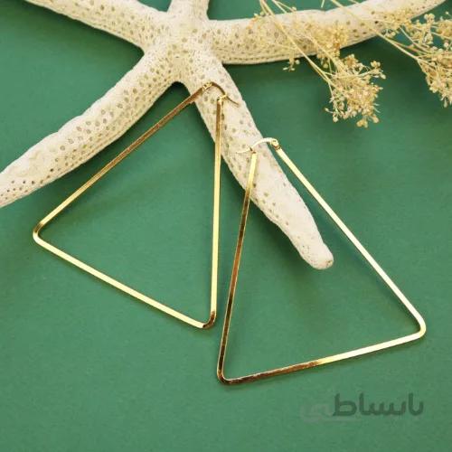 گوشواره استیل مثلثی