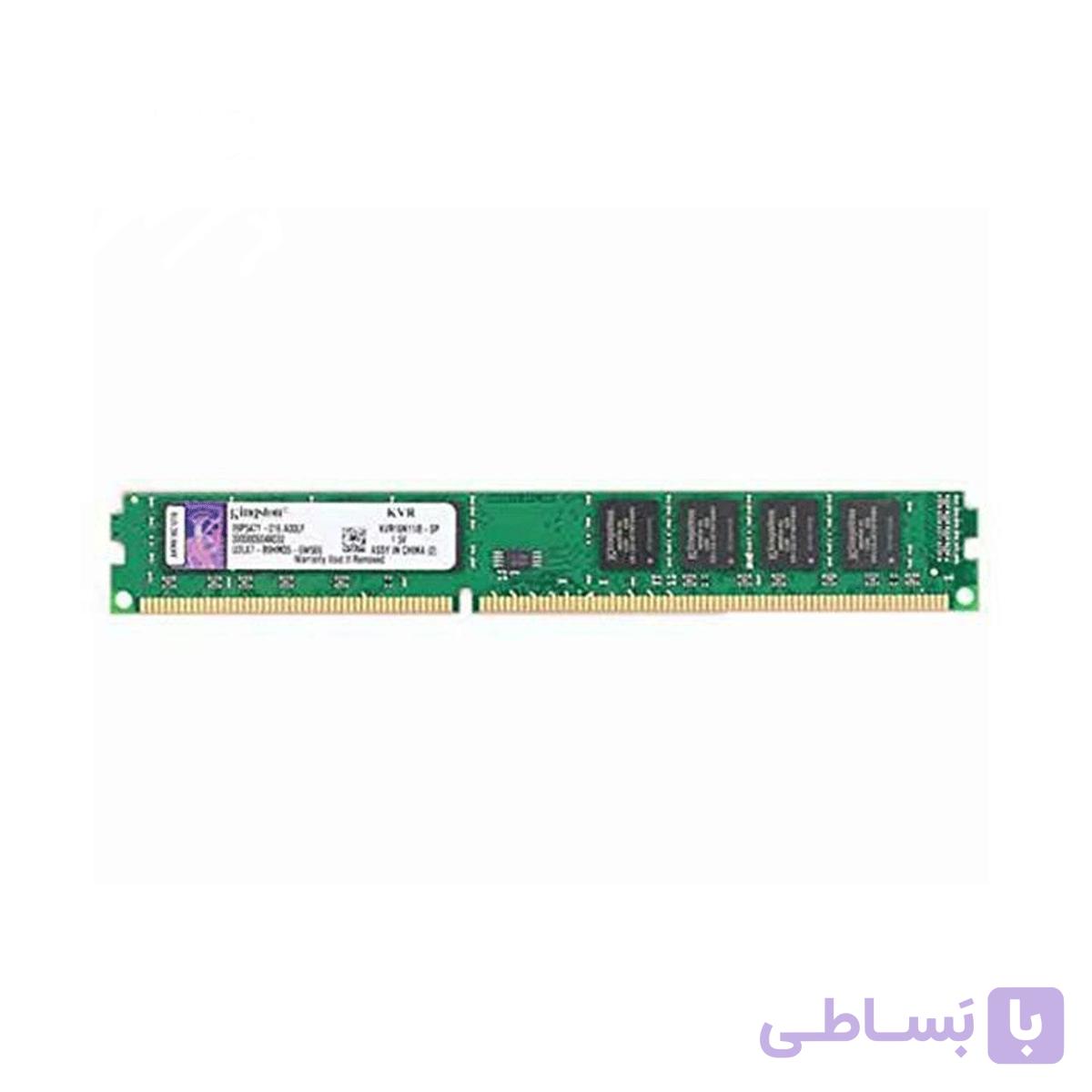 رم کامپیوتر کینگستون مدل DDR3 1600MHz CL11 ظرفیت 8 گیگابایت