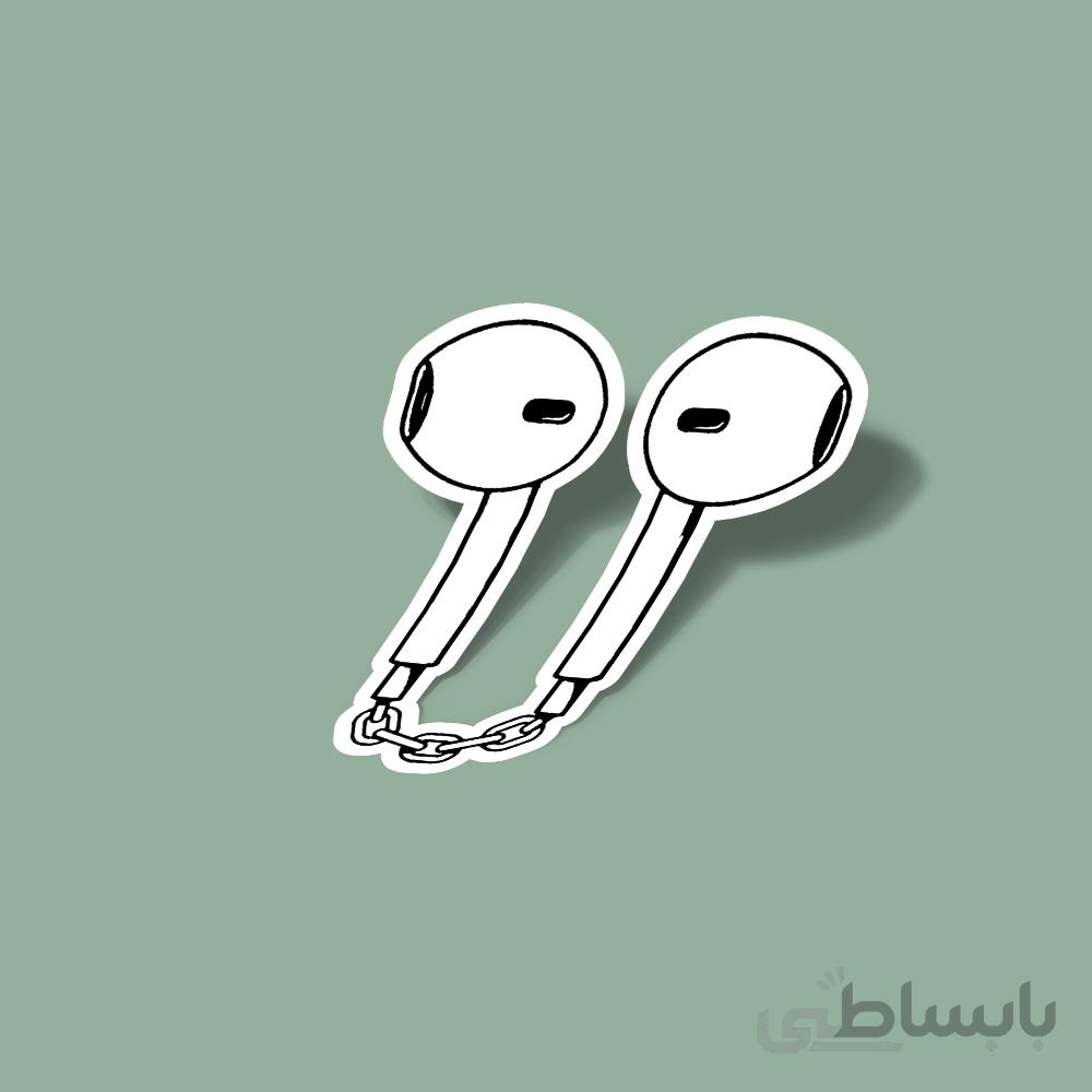 استیکر handsfree
