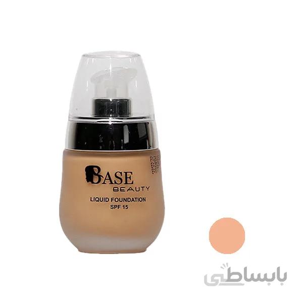 کرم پودر پمپی بیس بیوتی شماره F12 حجم 38 میلی لیتر ا BASE Foundatin SPF 15 No F12