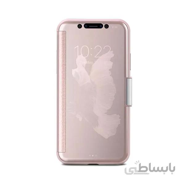 قاب تلفن همراه خاکستری موشی Moshi StealthCover for iPhone X Gunmetal Gray
