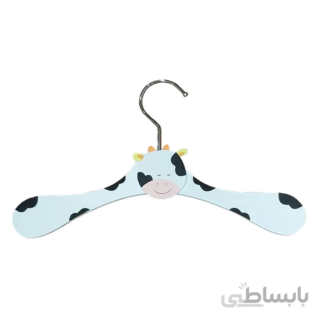 چوب لباسی چوبی طرح گاو