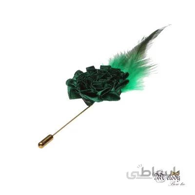 گل کت پارچه ای - مردانه (سبز)