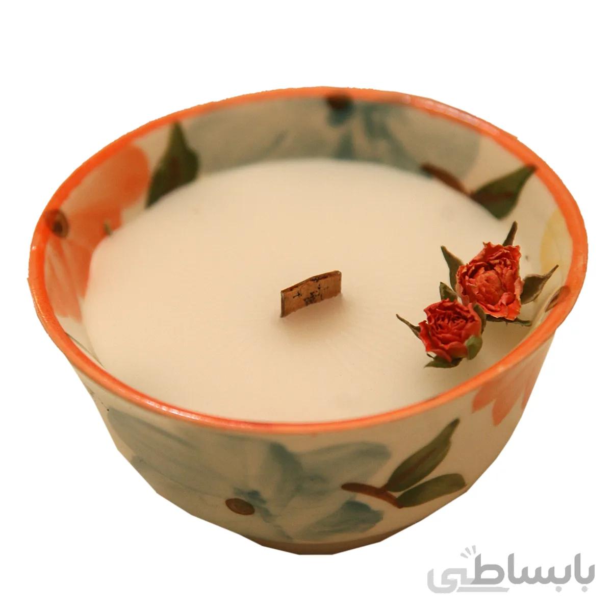شمع طرح ظرف بهاری