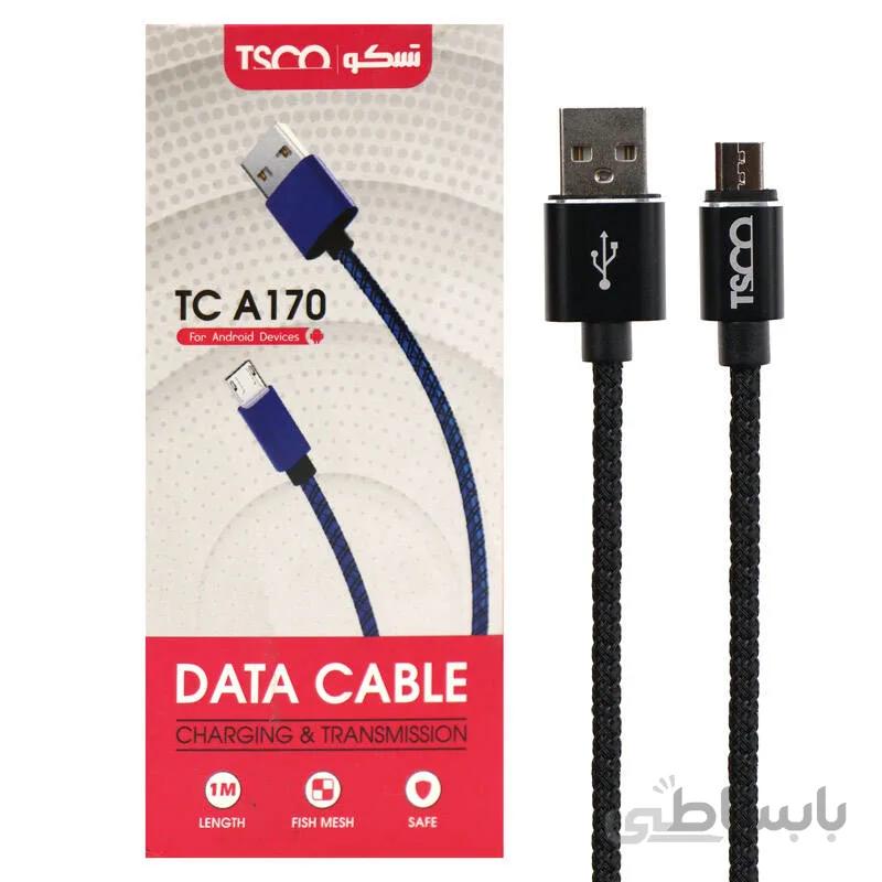 کابل کنفی میکرو یو اس بی تسکو TSCO TC A170 2.1A 1m