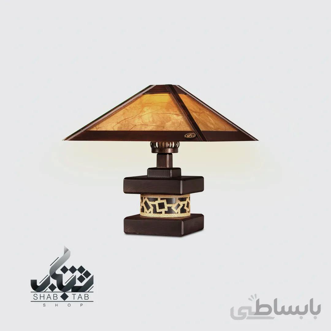 آباژور چوبی دارکار مدل کلبه ای کد 502