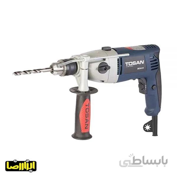 دریل گیربکسی چکشی توسن مدل 0034D