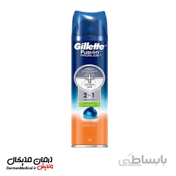 ژل اصلاح مردانه ژیلت سری Fusion proglide مدل GOOLING حجم 200 میلی لیتر