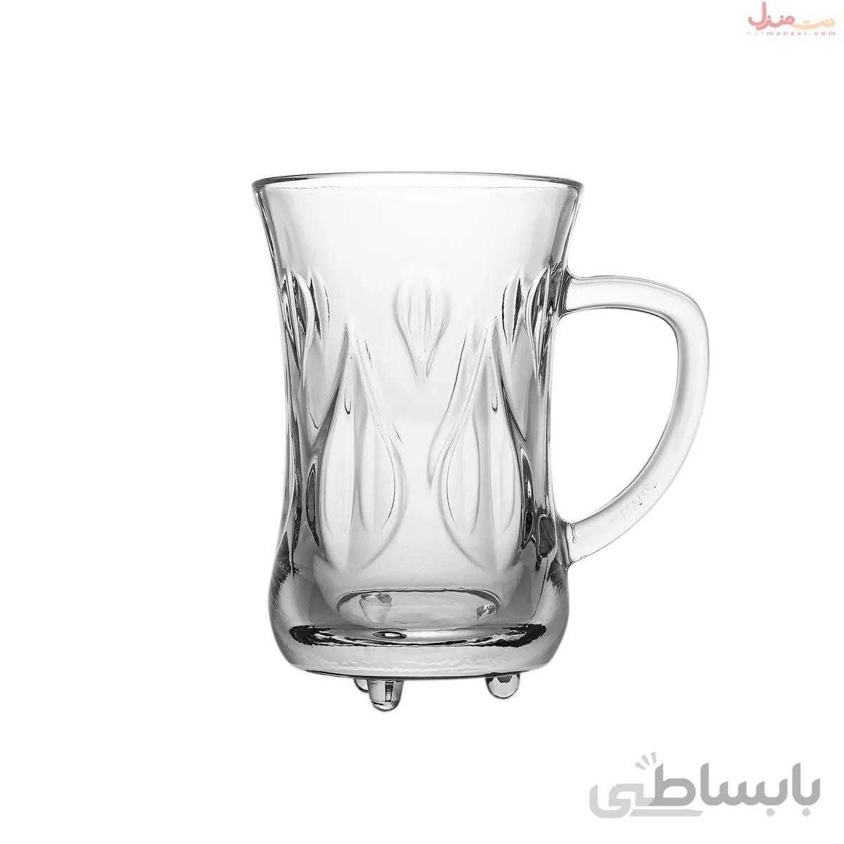 ست استکان پايه دار کريستال ايرنا طرح کاراکاس