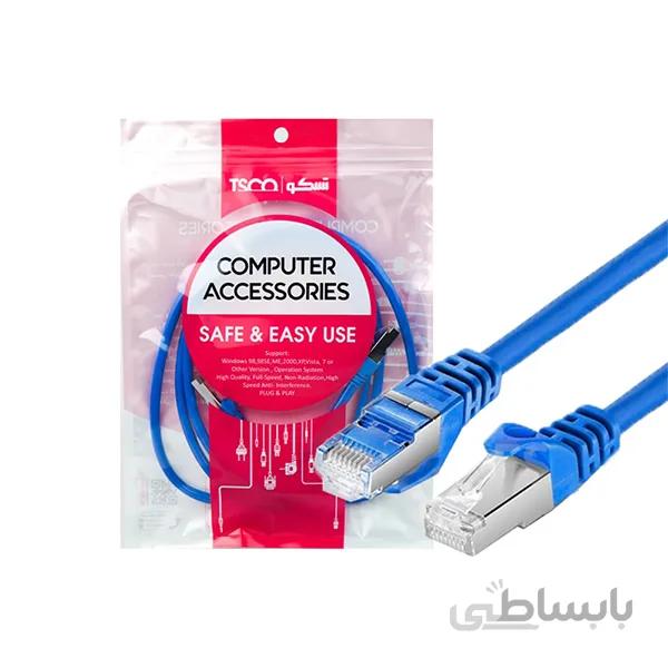کابل شبکه تسکو TSCO TNC 603 FTP CAT6 LAN Cable 30cm