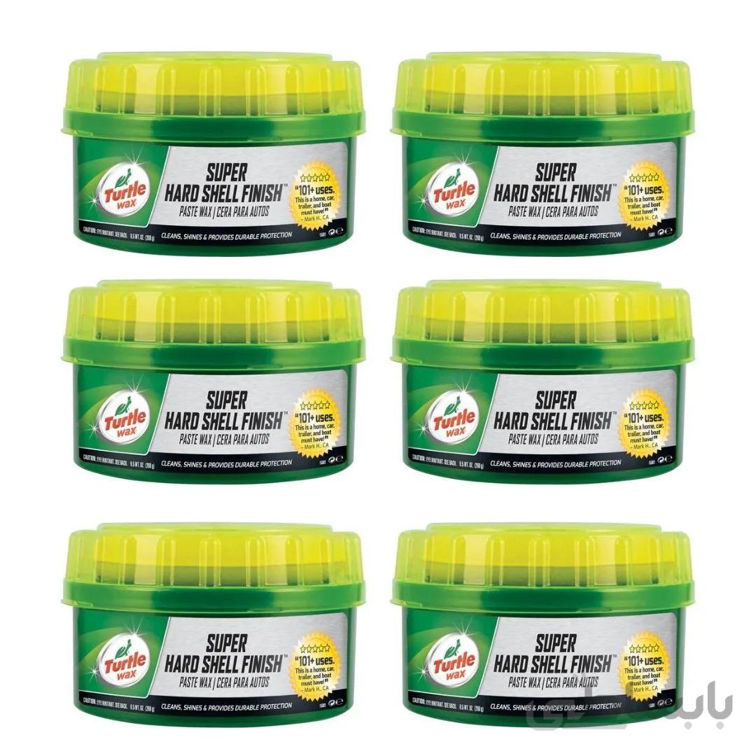 خمیر واکس بدنه خودرو ترتل واکس بسته 6 عدد مدل Turtle Wax T-223